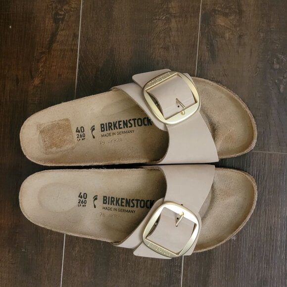 NEW Birkenstock Madrid Big Buckle Sandals Womens 40 9/9.5 Classic Chic Old Money - Picture 3 of 7